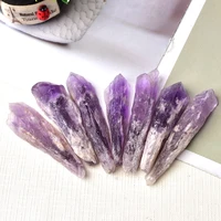 1pc natural amethyst quartz cluster crystal rod point rock mineral specimen gem crystal healing stone home decor collection gift