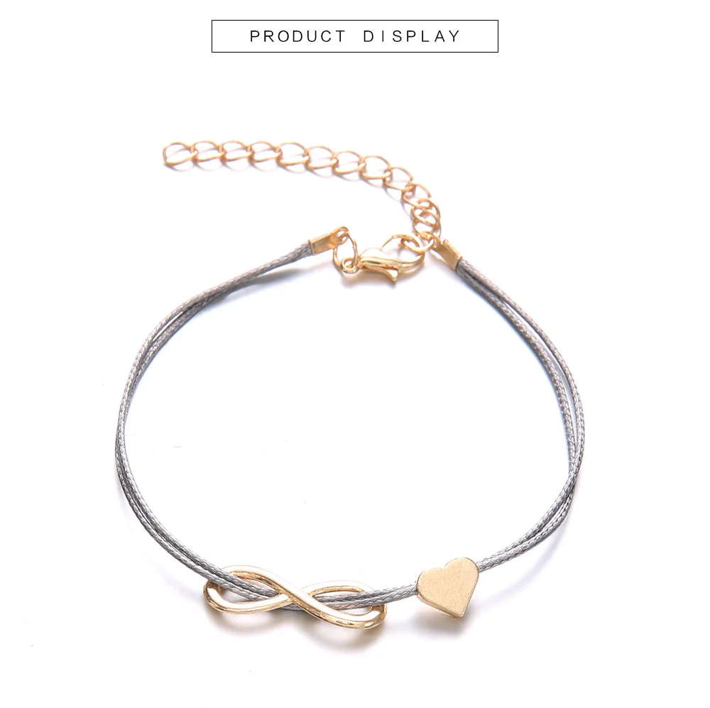 5 шт./компл. панк-черепаха карта сердце буквы любовь хрустальные бусины