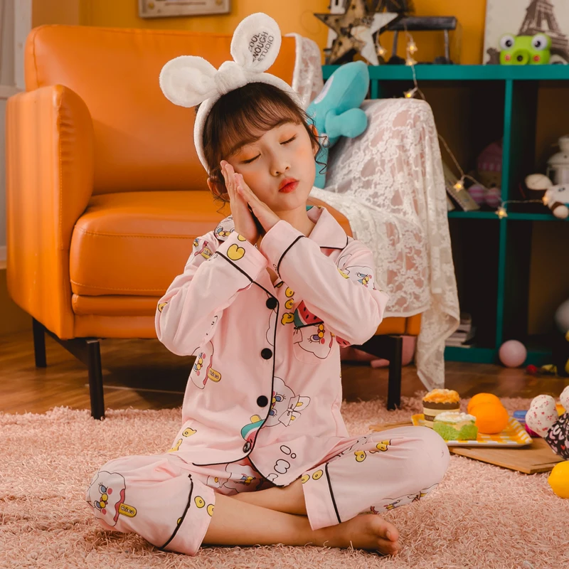 

Jxmyyc Spring Autumn Children's Pajama Set 2021 Long Sleeve Children Clothes Cartoon Kids Boys Pajamas Girls Sleepwear Suit