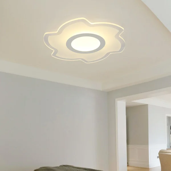 

North American type acrylic ceiling LED modern minimalist living room bedroom warm dining study balcony lamp