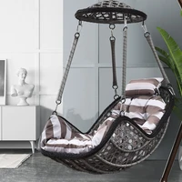 hammock rocking chair balcony home leisure indoor sleeping hanging basket rattan chair lazy chlorophytum cradle chair outdoor