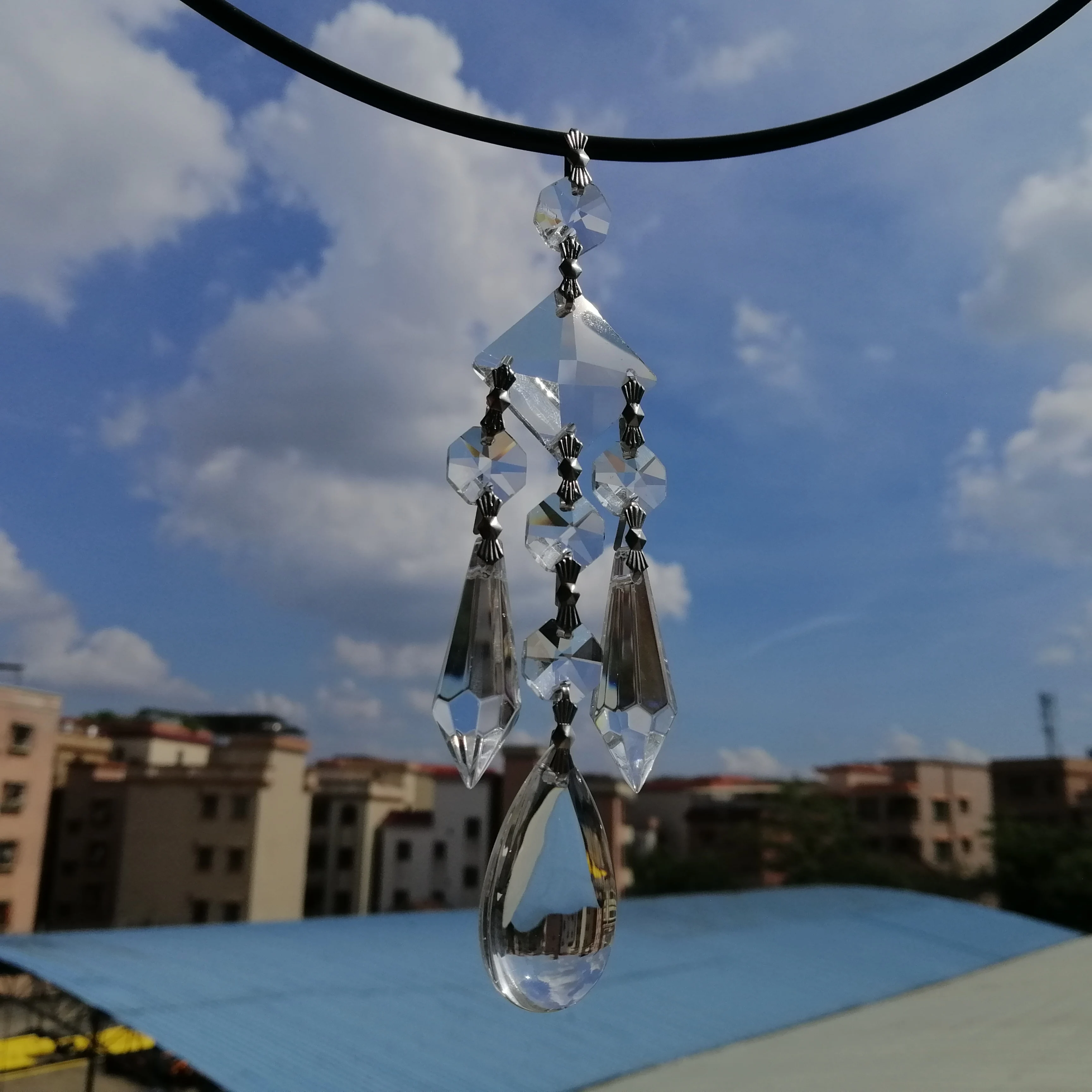 Camal 1 комплект 5 дюймов прозрачная Волшебная хрустальная люстра плоская капля