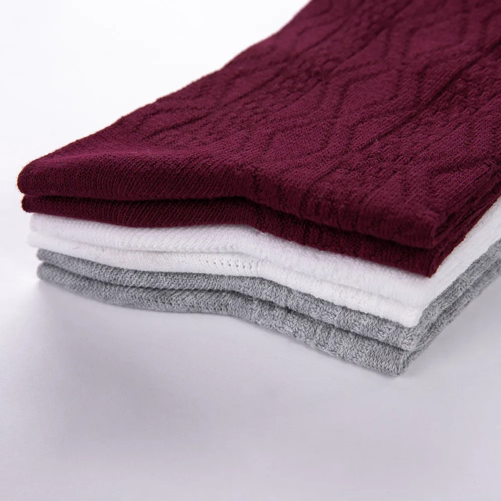 Модные женские носки сексуальные теплые Гольфы выше колена длинные хлопковые