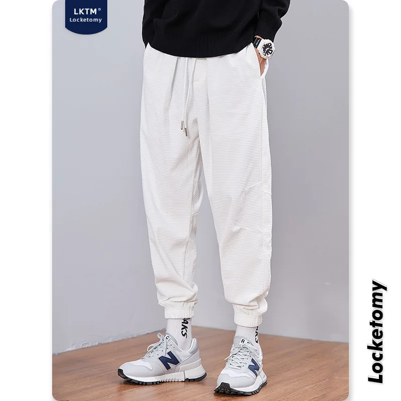 

Men's Casual Pants Trendy Loose Sports Pants Ins Tide Brand Sports Wild Outdoor Harem Pants Fashion Clothing повседневные брюк