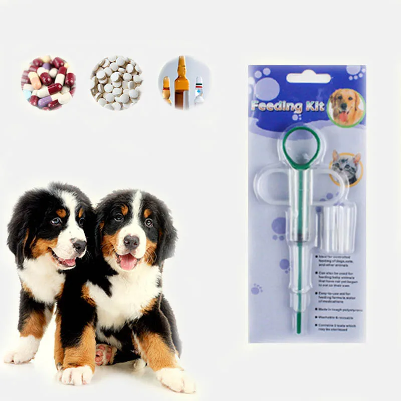 1 шт. набор для кормления собак кошек щенков дозатор таблеток | Дом и сад
