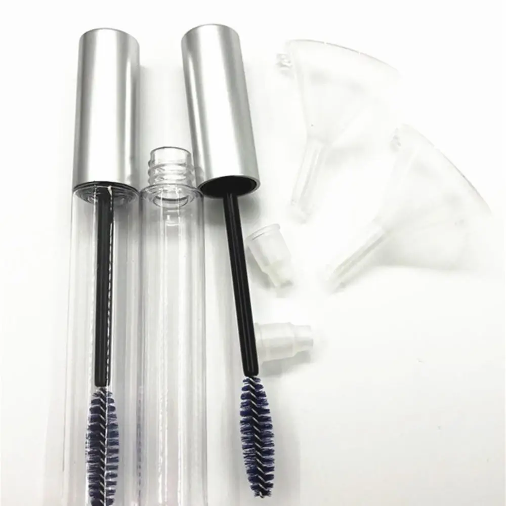 12 мл Портативный круглое серебристое пустой тюбик туши для ресниц наращивание