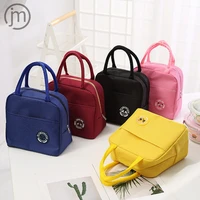 fresh cooler bagswaterproof nylon portable zipper thermal oxford lunch bagsfor women convenient lunch box tote food bags