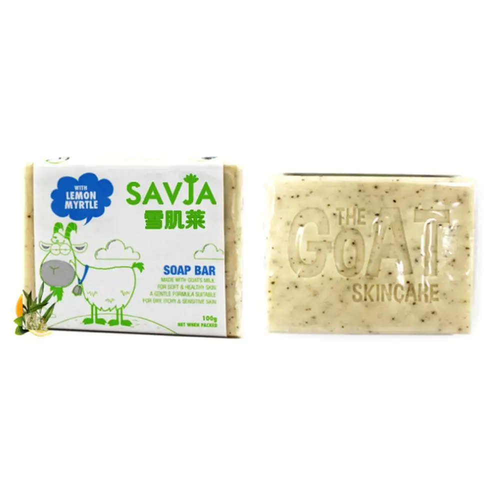 100 г мыло ручной работы с козьим молоком антиаллергические увлажняющие средства