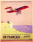 Bleriot (1909) винтажный рекламный постер для путешествий, большой металлический оловянный знак, постер, табличка, металлические жестяные знаки, снег