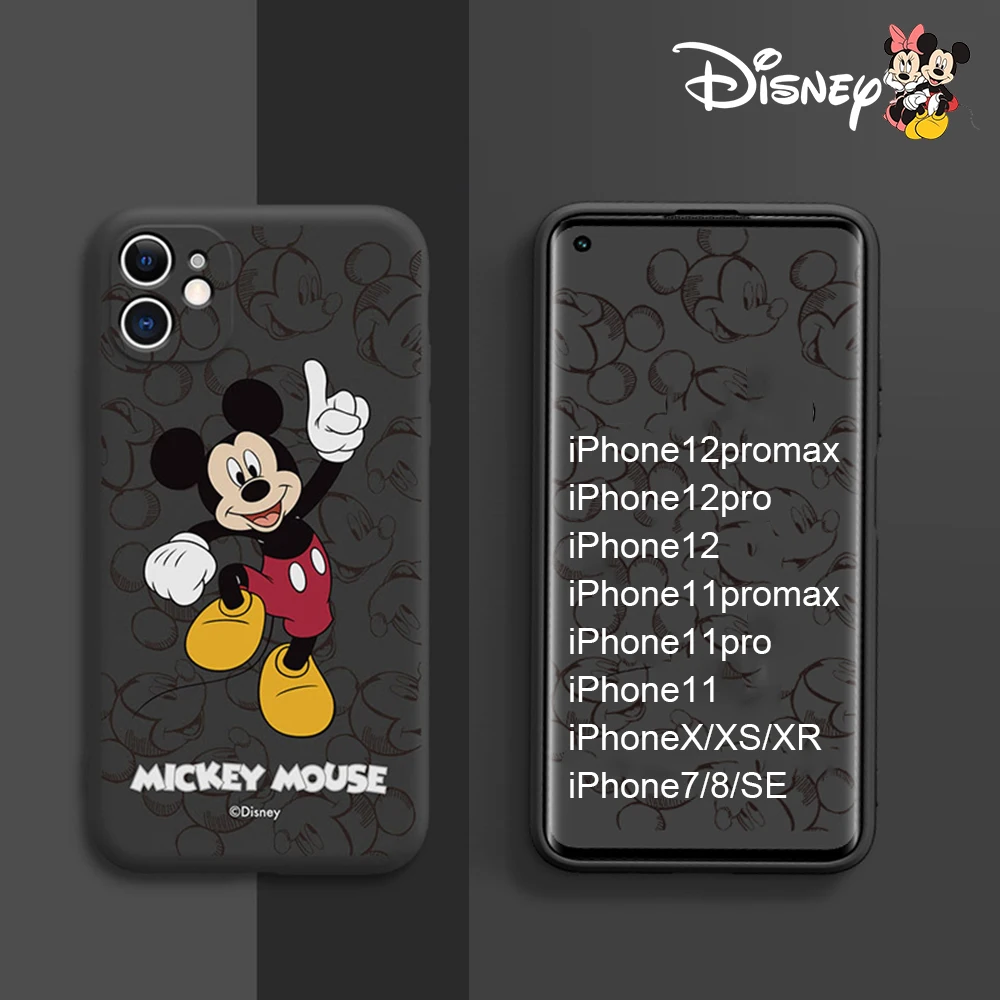 cool mickey disney iphone 11 pro case silicone 3d protector cover cases for iphone 12 pro max 7 8 se x xs xr xsmax free global shipping