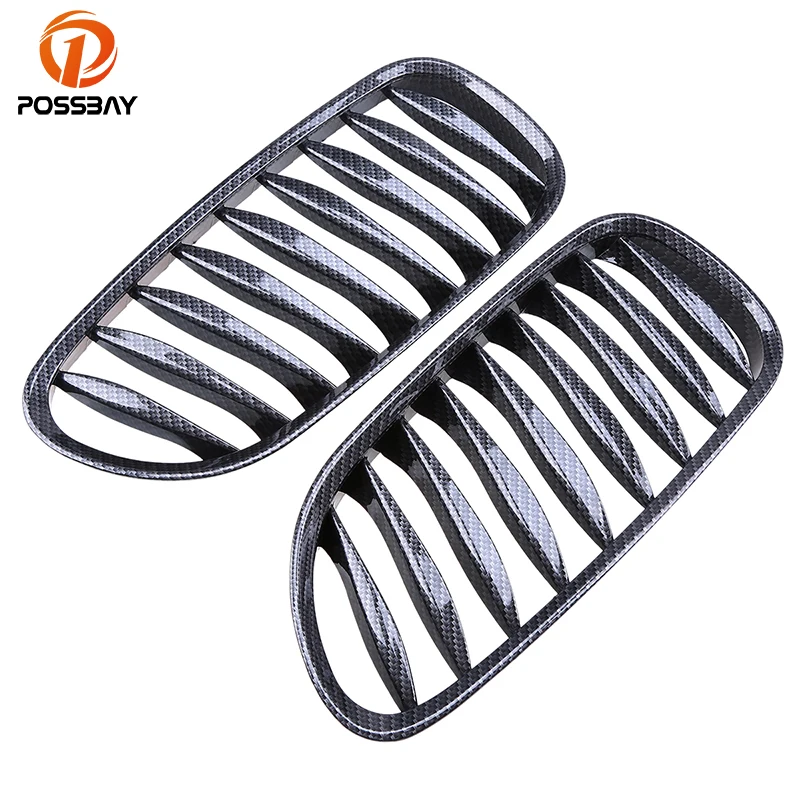 Автомобильный гриль POSSBAY для стайлинга Передняя Центральная широкая световая