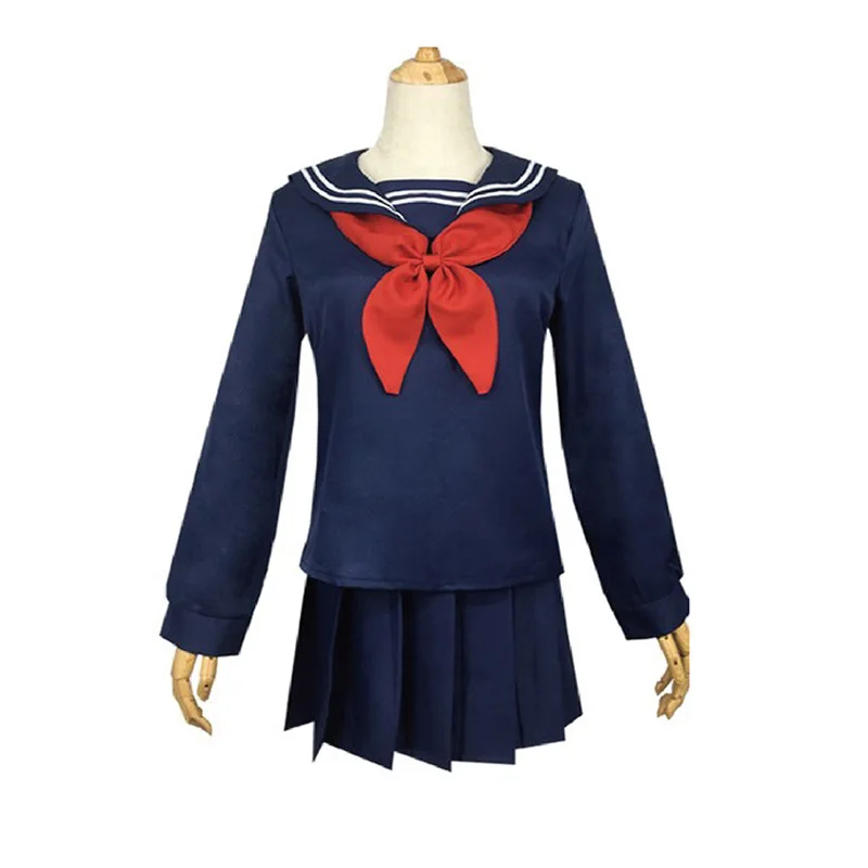 Cosplay Costume My Hero Academia Anime Cosplay Boku no Hero Academia Himiko Toga JK Uniform Women Sailor Suits with Sweaters images - 6