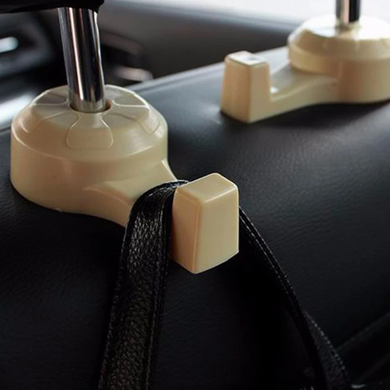 2 шт. Универсальный Автомобильный крючок на подголовник автомобиля заднее