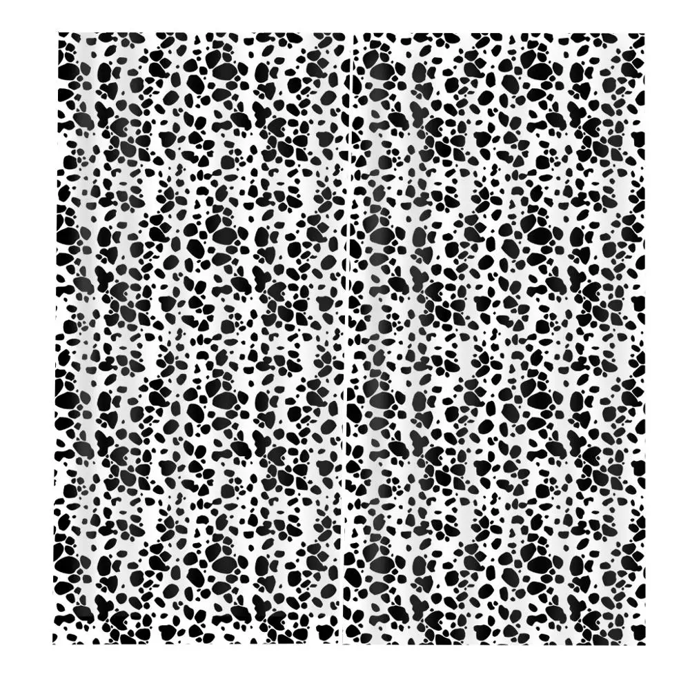 Затемненные занавески с черным рисунком s 3D затемненные для гостиной постельные