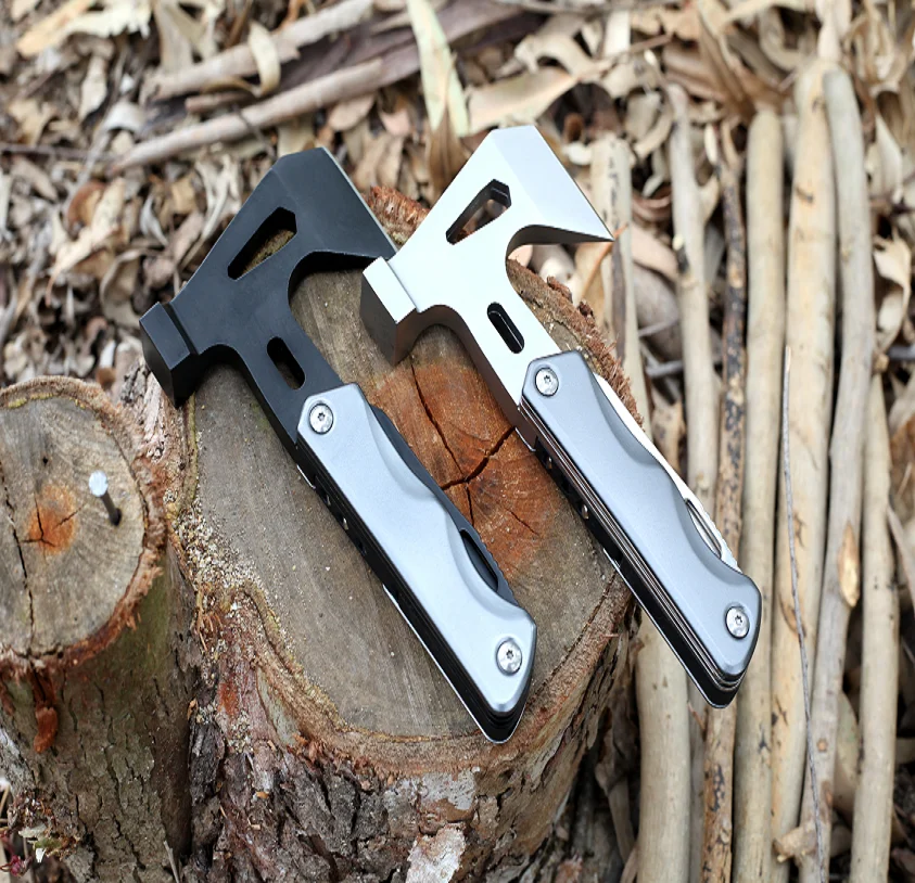 

Multi-Tool 14 Functions In One Hammer Folding Knife LED Lights Tourist Axe Self-Defense Outdoor Survival Camping Tent Travel