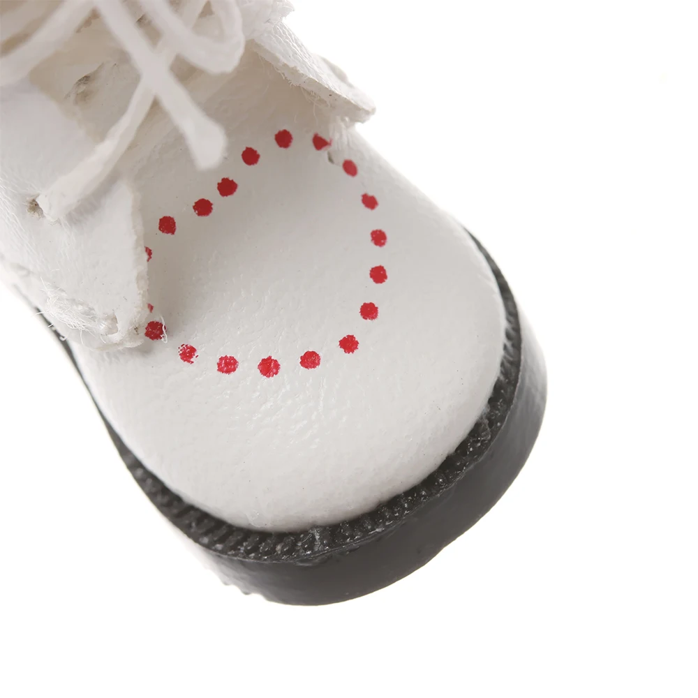 Мини сапоги ручной работы из искусственной кожи 1 пара с ремешком в форме сердца