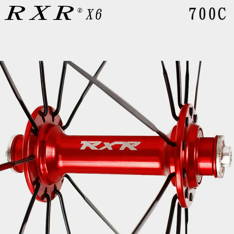 RXR 7 11 скоростной 700C колесный велосипед шоссейный колеса из алюминиевого сплава V