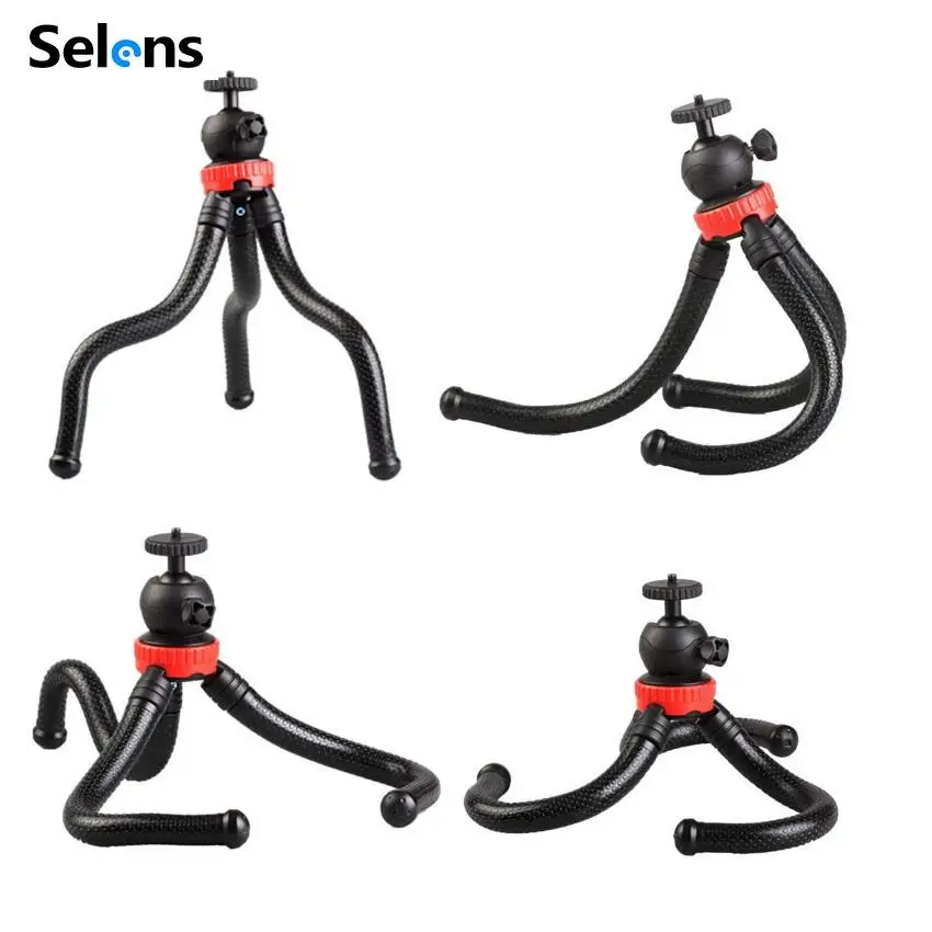 Портативный штатив Гибкий Осьминог путешествия мини мобильный телефон