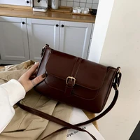 gromd shoulder bag for women designer luxury pu leather vintage crossbody bag 2021 new trend handbags mobile phone purse shopper
