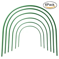 6pcs 4ft greenhouse hoops plant hoop grow garden tunnel hoop for plant cover support holder tools for garden stakes agriculture