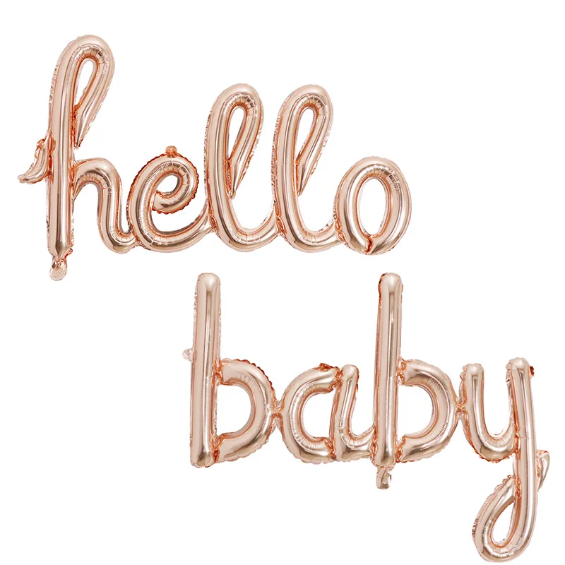 Розовые золотые шары Hello 30 для детей 1 й День рождения взрослых 21 день украшение