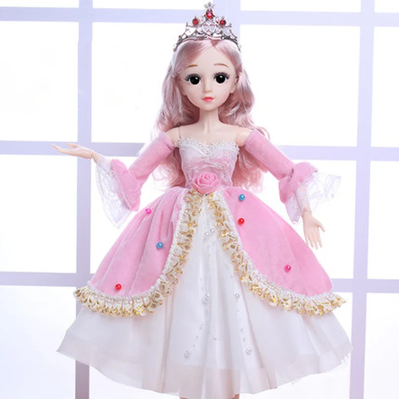 Фото Милая кукла мигалка 60 см Большая большая игрушка для девочек принцессы подарок