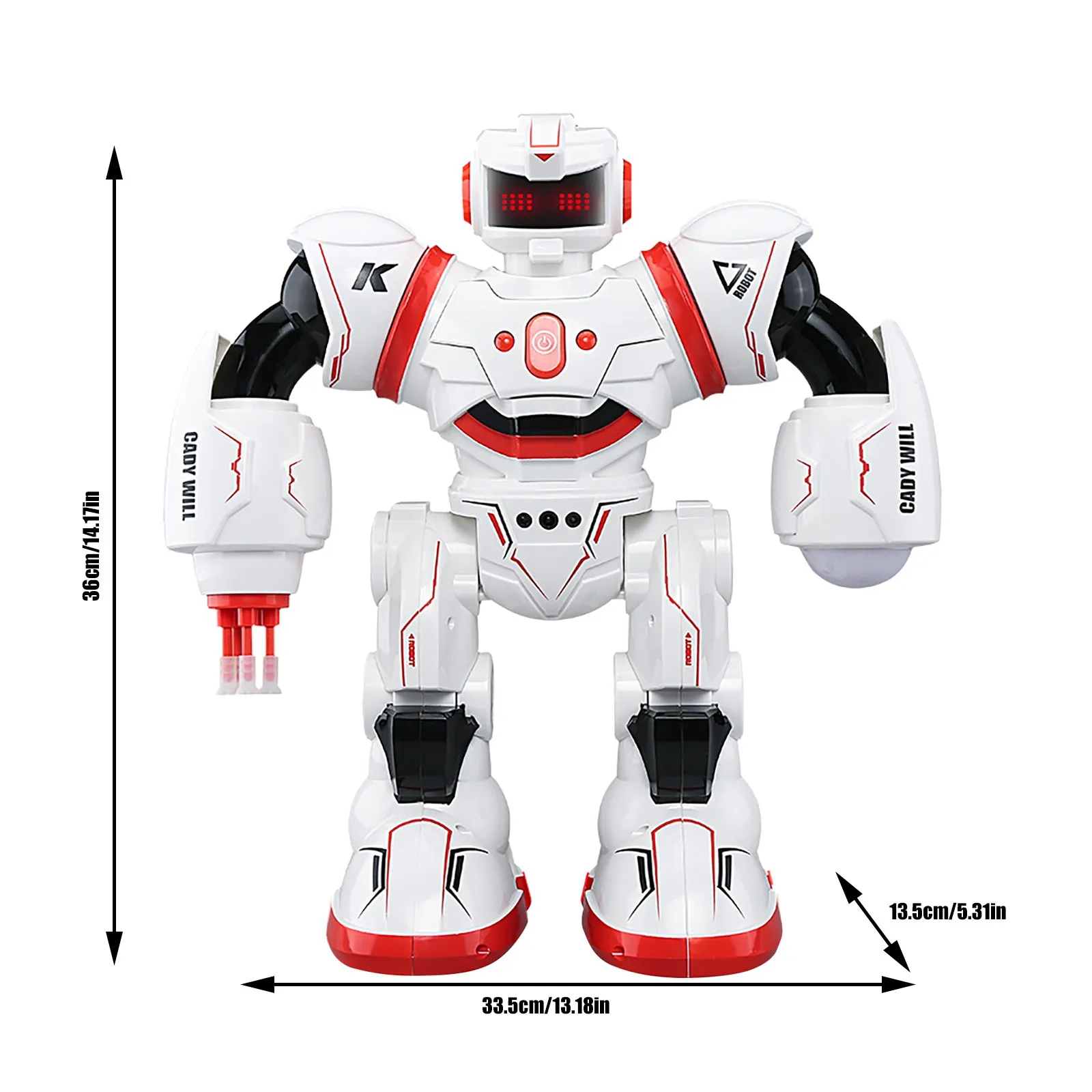 Jjr/c K1 Programmable Remote Control Intelligent Early Education Robot 35cm Singing Dancing Walking Rc Child Interactive | Игрушки и