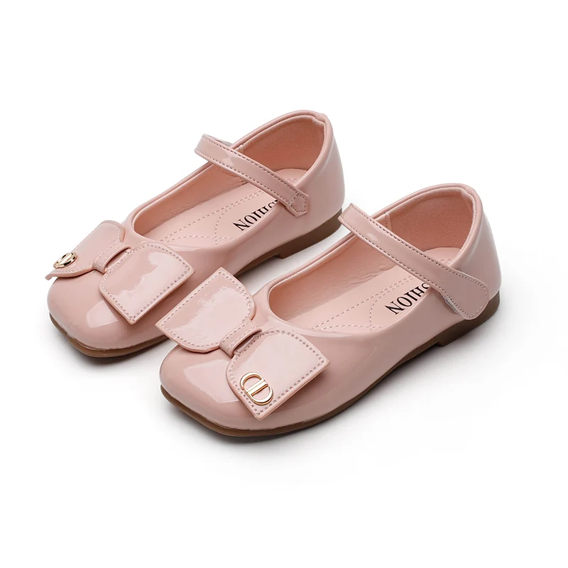 

Girls Shoes For Children Girls Chic Flats Kids Mary Janes With Bow-knot Bowtie Sweet Princess Elegant Dress Shoes 26-36