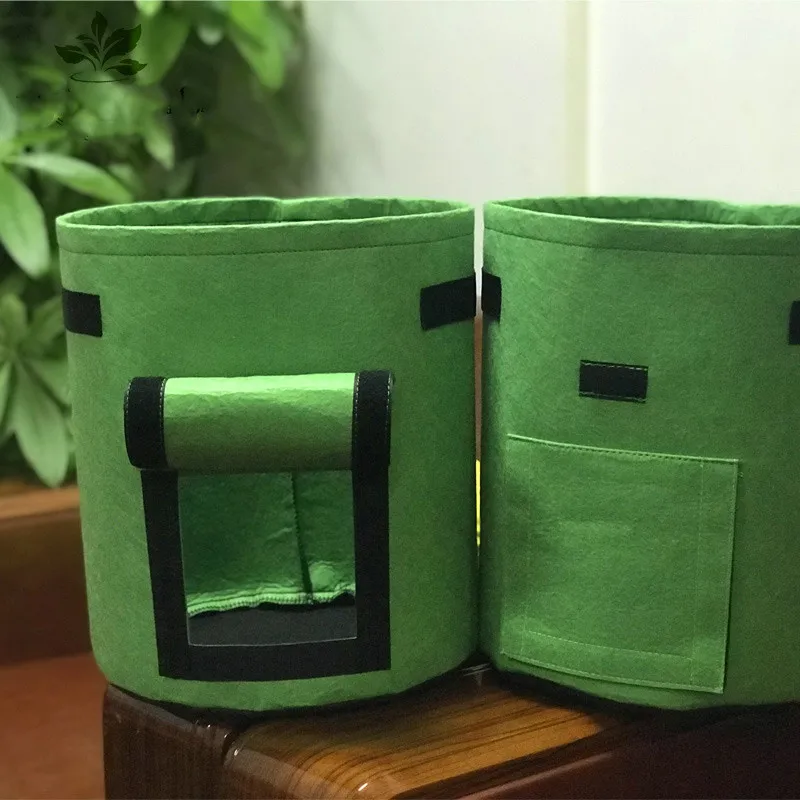 Green Горячая домашний внутренний сад дышащий для картофеля томатов растительный moestuin растительный мешок для роста Жардин вертикальные садовые мешки для выращивания горшка - Цвет: Green