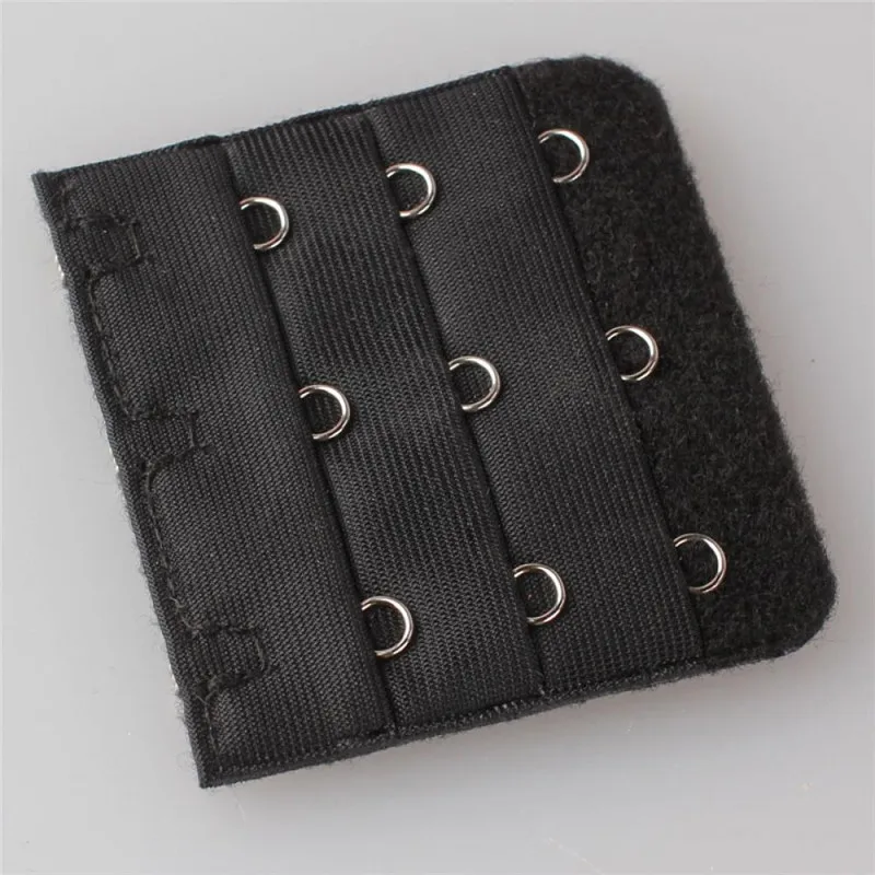 

4 Pcs/Set Random Color Bra Extenders Strap Extension 3 Hooks 3 Rows Adjustable Women Elastic Bra Hook Clip Extenders