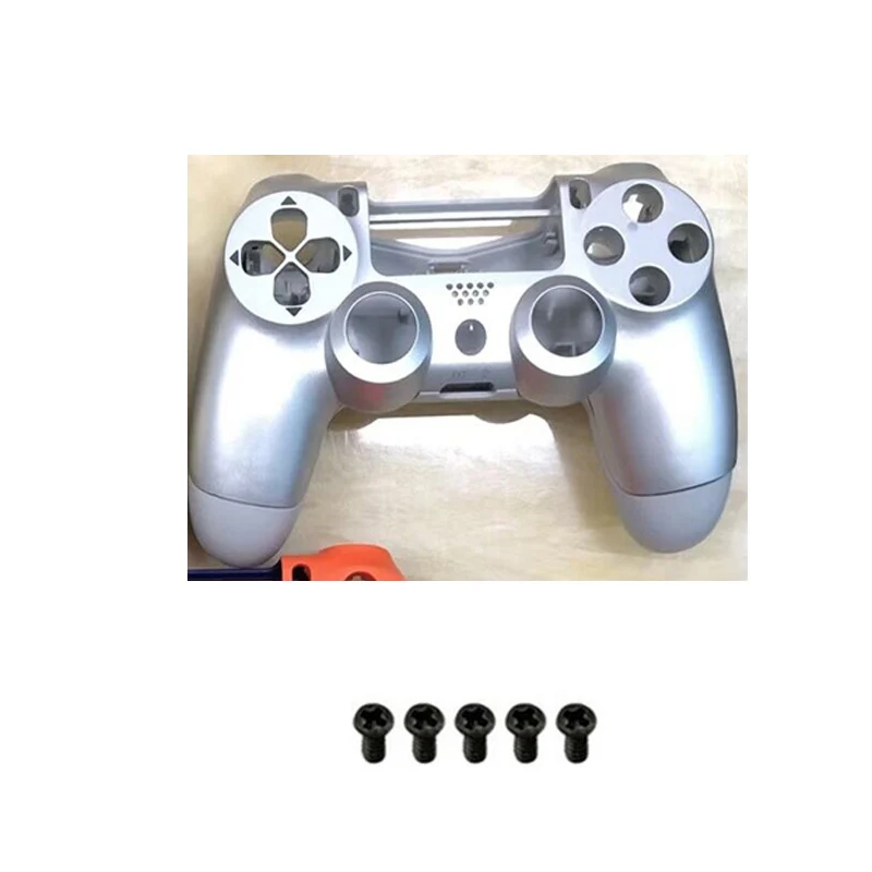 Silver PS4 PRO Корпус оболочка Лицевая панель чехол Замена для Playstation 4 Dualshock 4 Pro 4,0 V2 Gen 2th контроллер JDM 040 JDS 030 - Цвет: Silver