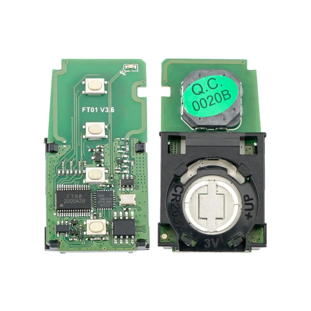 

QWMEND HYQ14FBA 0020 4 Buttons Smart Car Key for Toyota Corolla Camry Avalon 2011-2016 Car Remote Key 314.3Mhz