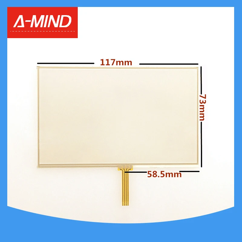 

10 шт./партия, сенсорные панели 5,0 дюйма для LMS500HF01 LMS500HF05 LMS500HF06