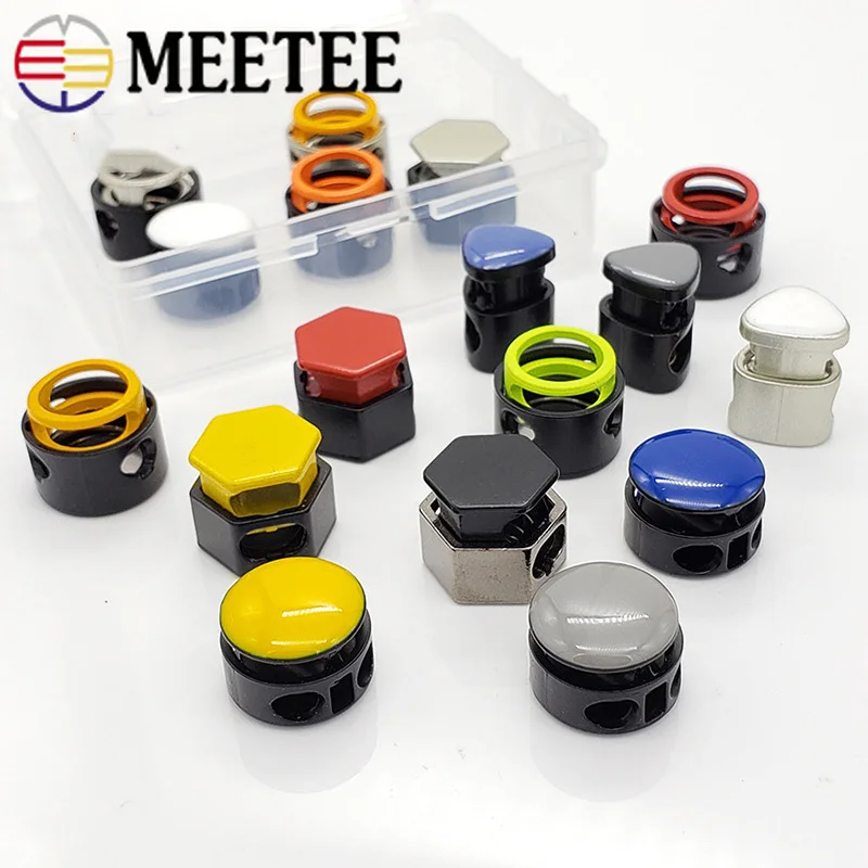 Meetee 20 шт. модный стиль металлический шнур замок пробка пальто для шляпы конец