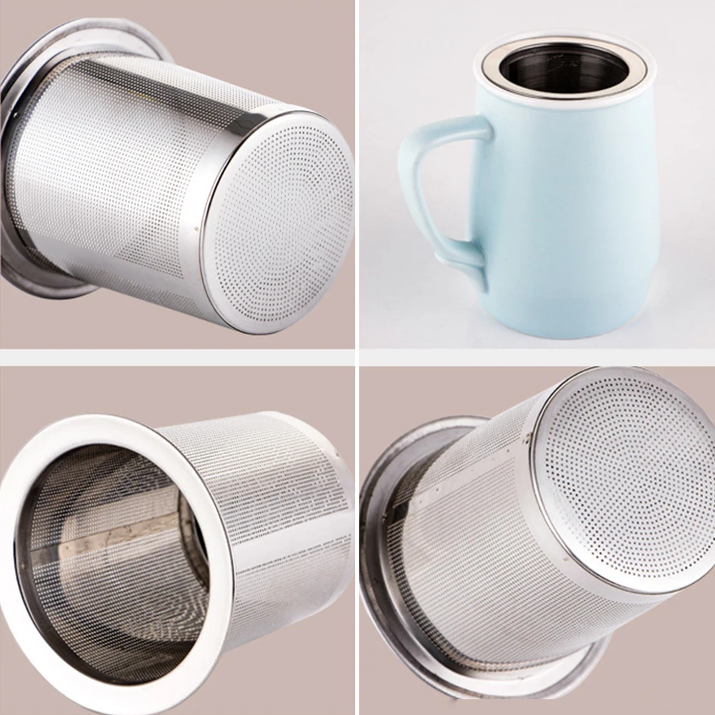 

Stainless Steel Tea Infuser Silver Mesh Kitchen Safe Density Reusable Tea Strainer Herb Tea Tools Mesh Tea Strainer Accessories
