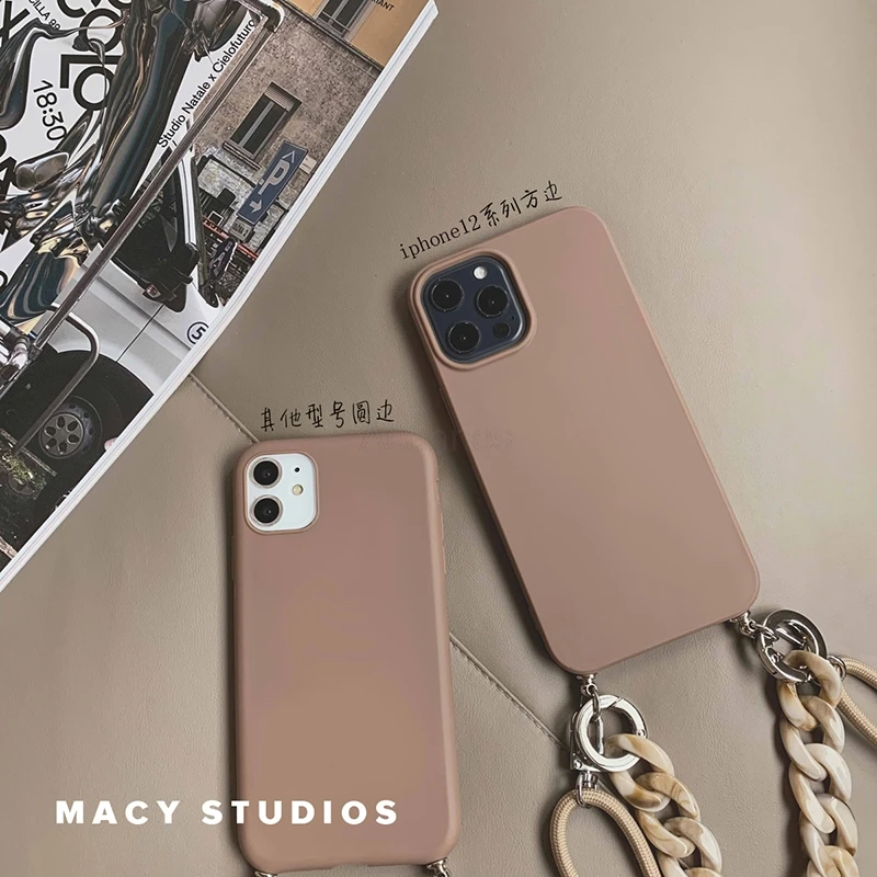 luxury ins crossbody lanyard necklace marble chain phone case for xiaomi redmi note 10 10s 9 9s 8t 11 s pro max soft back cover free global shipping