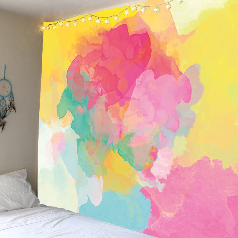 

Color, Watercolor, Colorful Wall Tapestry Tapestry Tapestry Blanket Tent Camp Travel Mattress Tapestry Living Room Tapestry