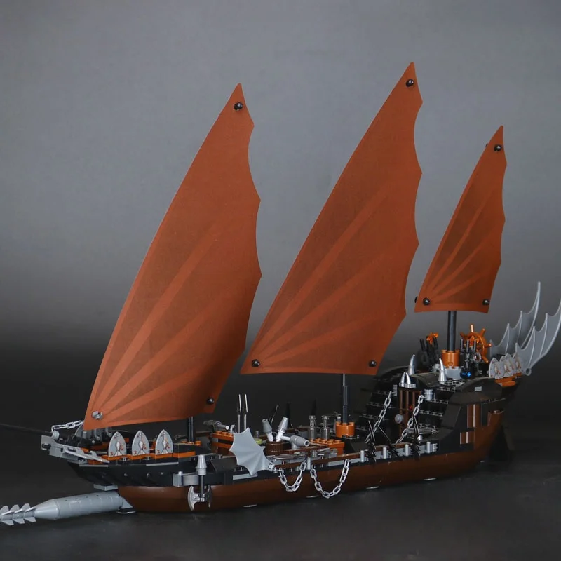 

16018 Genuine New The lord of rings Series 756pcs The Ghost Pirate Ship Set Building Block Brick Toys 79008 children gifts