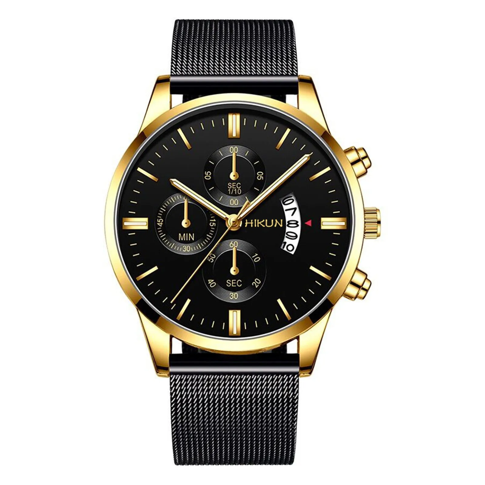 

Sleek Minimalist Fashion With Mesh Band Dial Men's Quartz Watch Gift Watch Fashion Business Braceletes Relogio Feminino