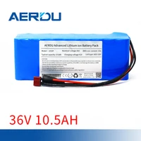 aerdu 10s3p 42v 36v 10 5ah 18650 liion battery pack for motor electric scooter vehicle ebike bicycle built in bms dc xt60 t plug
