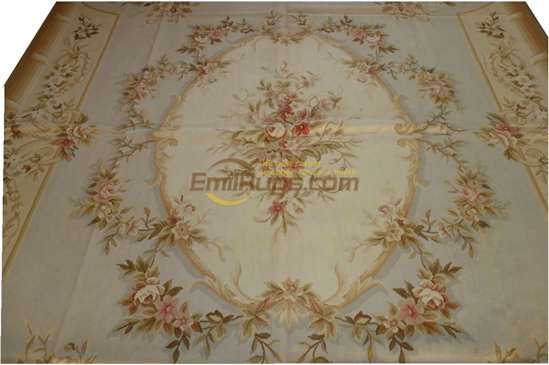 Китайский aubusson большой Винтажный стиль французский шик антикварный ковры