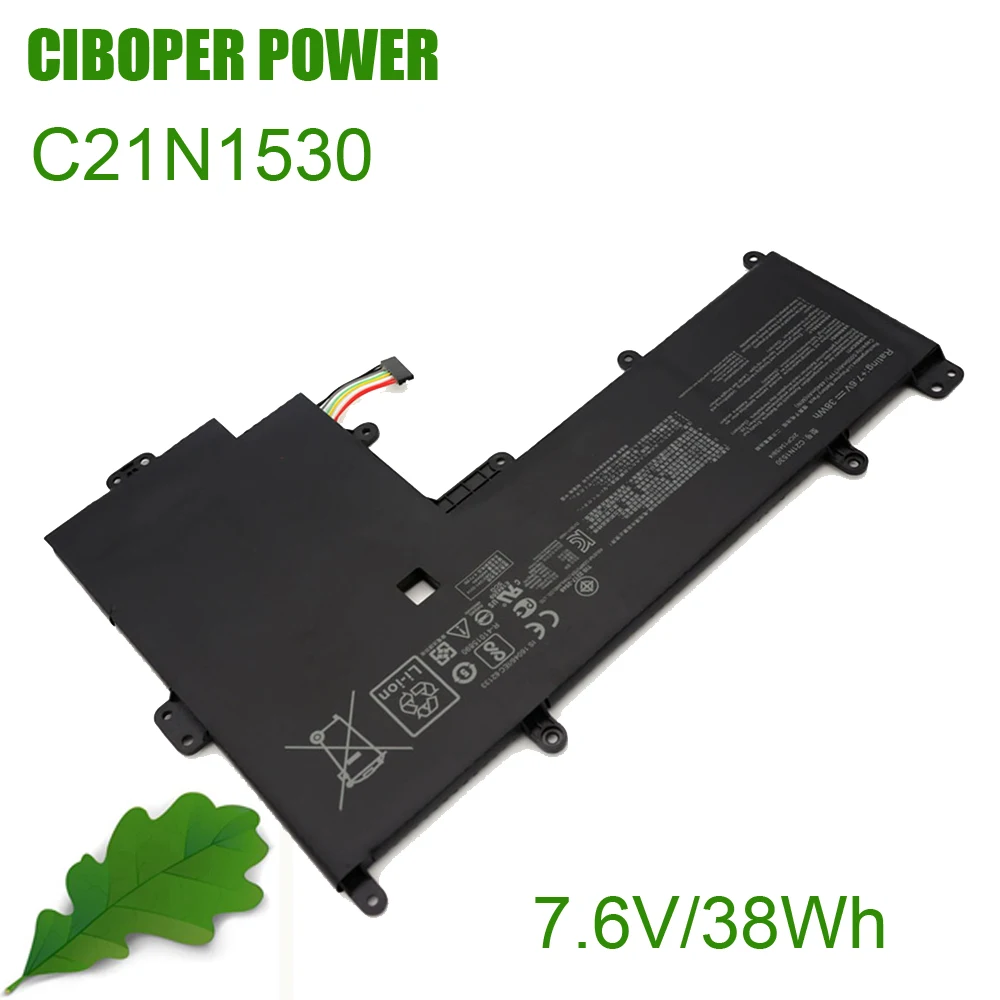 CP настоящая аккумуляторная батарея для ноутбука C21N1530 7,6 V 38Wh 5000mAh для Chromebook C202