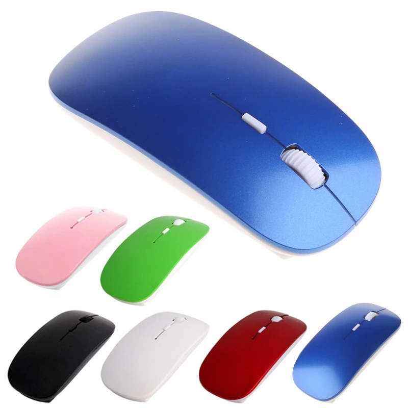 

2.4GHz Wireless Ultra Thin Optical Scroll Mouse/Mice +USB Receiver For PC Laptop 27RA