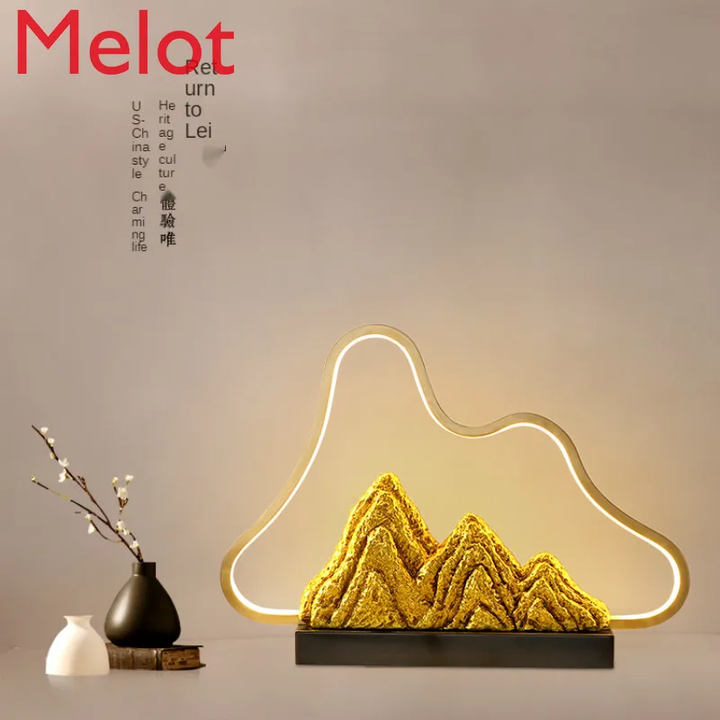 

Chinese Table Lamp Bedroom Bedside Lamp Simple Modern Creative Study Decorative Table Lamp