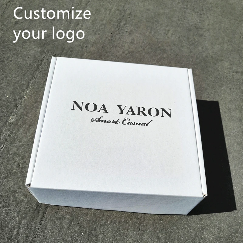 100/партия Белая Квадратная гофрированная картонная коробка|Подарочные сумки и