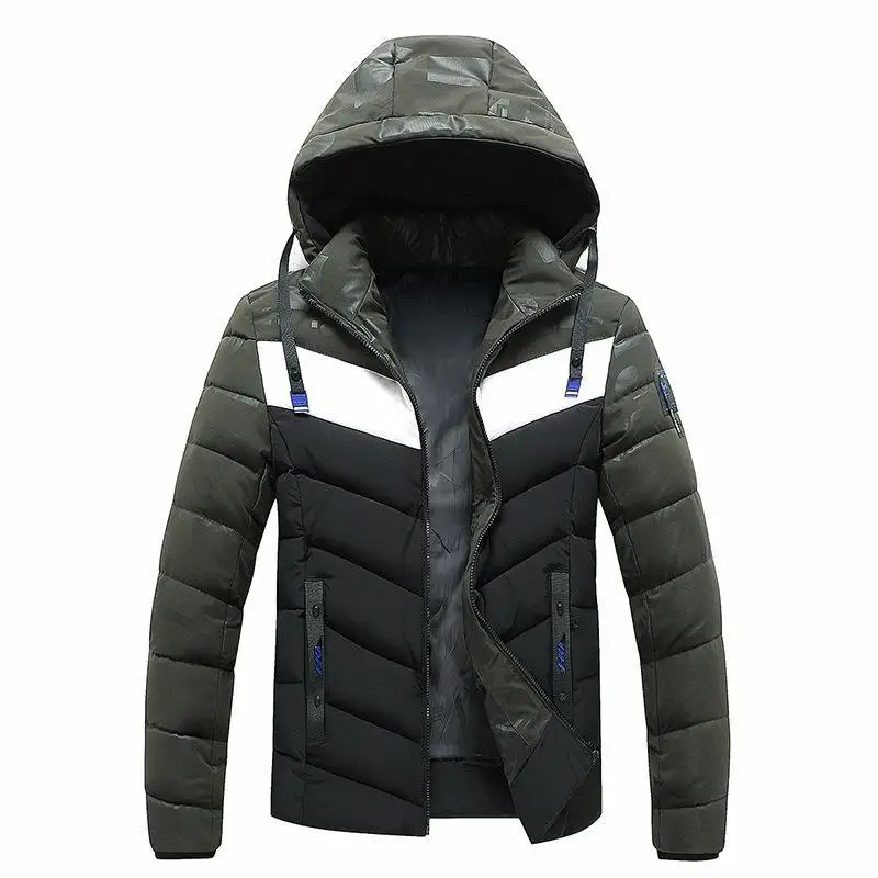 Men Winter Warm Thick Parkas Men 2021 New Waterproof Hooded Parkas Jacket Coat Men Autumn Outwear Fashion Casual Parkas Men