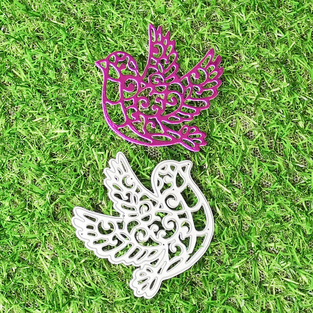 

«Птицы» резки металла умирает Трафареты для штамп для скрапбукинга/фотоальбом декоративное тиснение "сделай сам" Бумага карты Новые Плашки