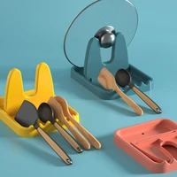 kitchen spoon rest spatula holder for pot clips shelf organizer plastic spoon chopsticks pot cover storage stand kitchen utensil