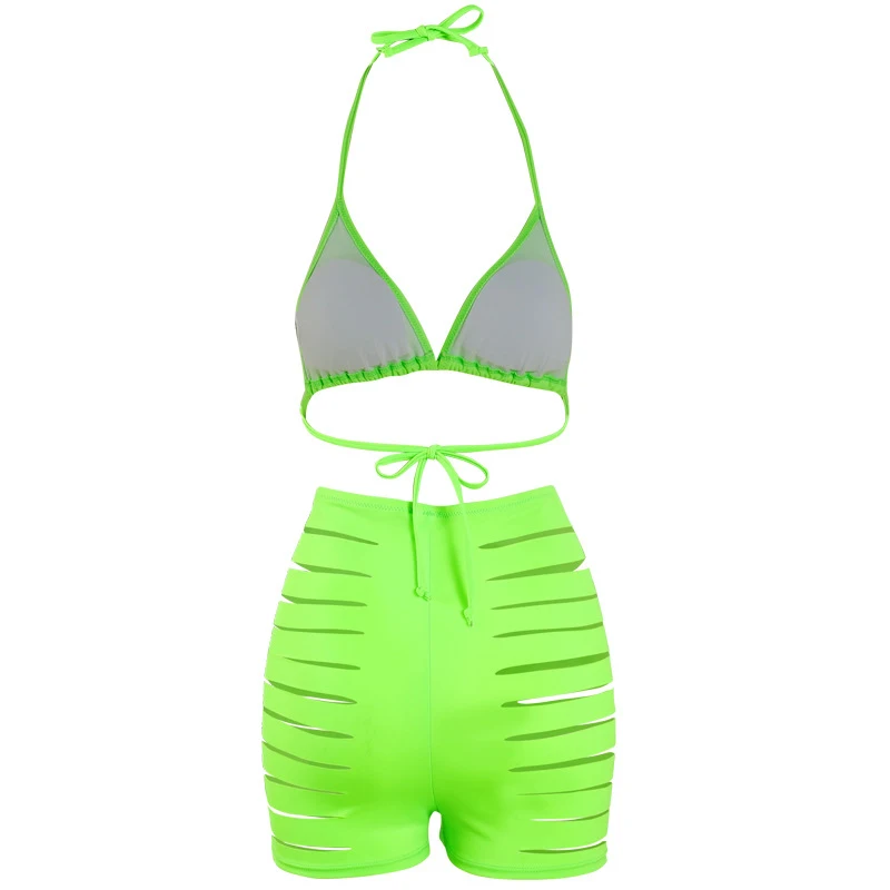 

Sexy Green High Waist Bikini 2020 Swimsuit Women Swimwear Bikinis Set Brazilian Bandage Bathing Suit Swimming Suit For Female