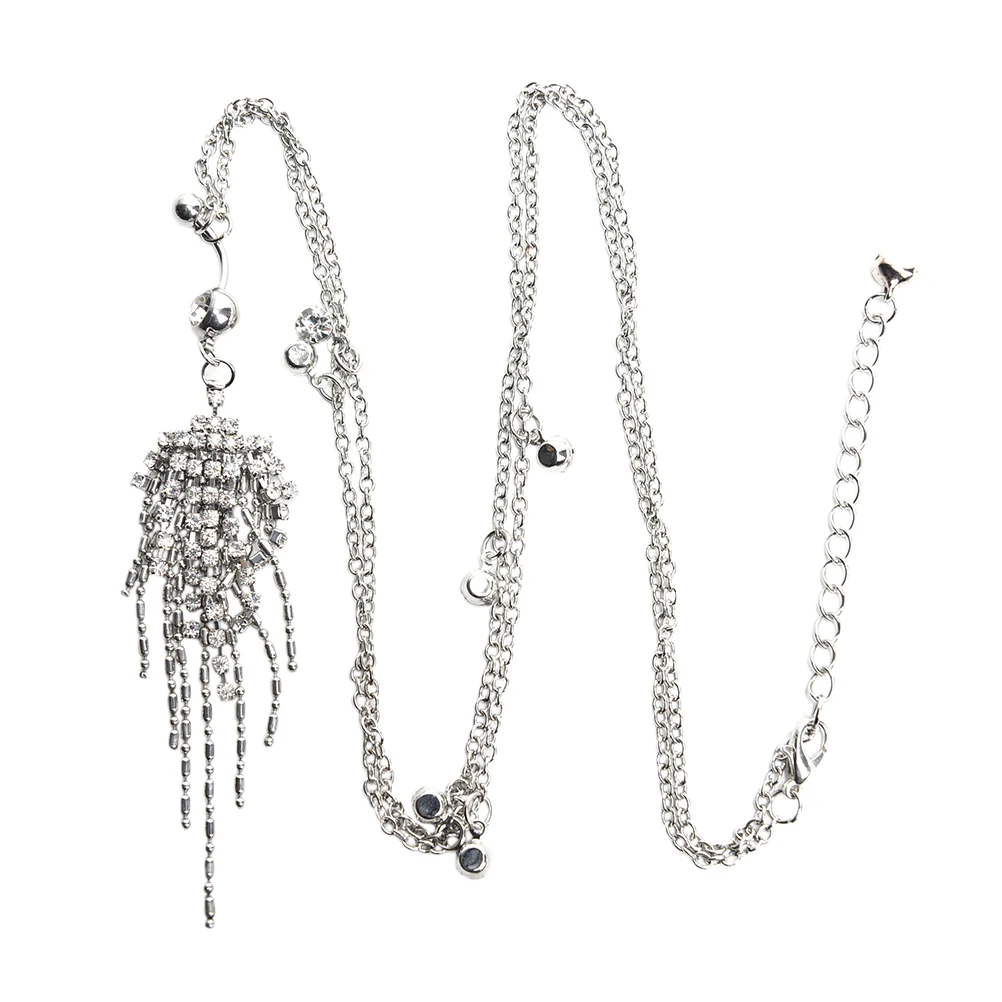 Модное украшение для тела Чиан с украшением в виде кристаллов Стразы мотаться